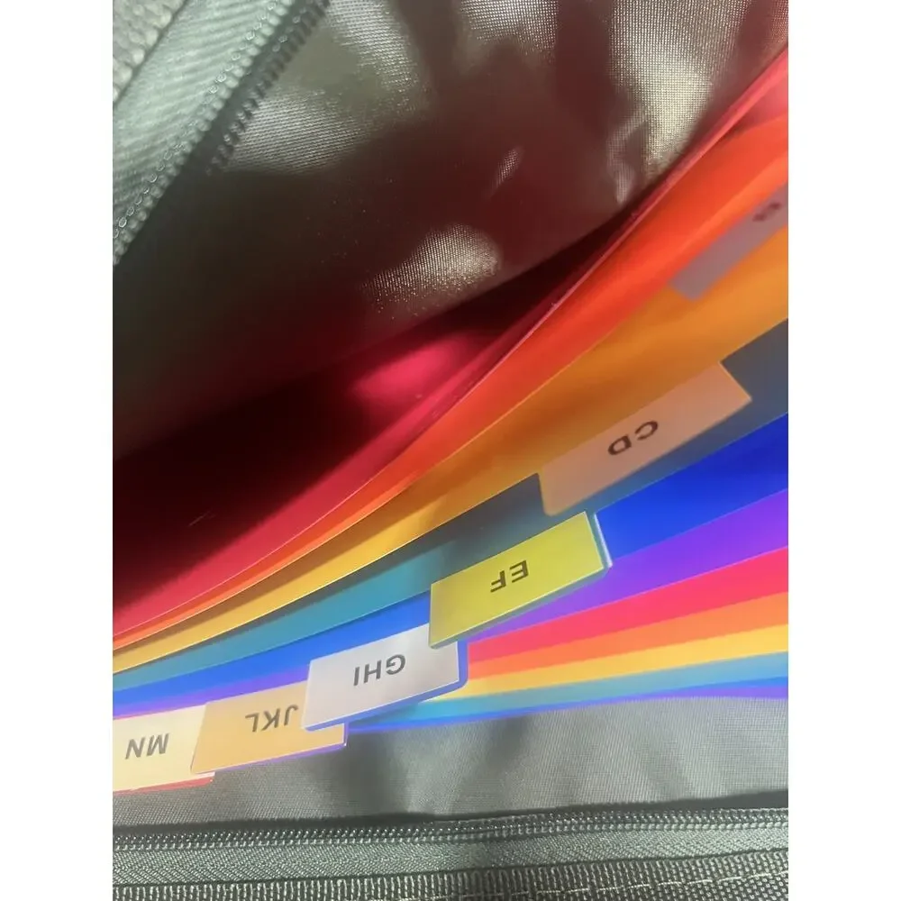 HAPPOUS Fireproof Document Organizer, Expanding File Organizer with 13 Pocket